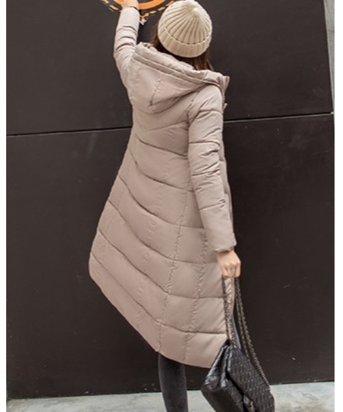 QUARTZクォーツレディースロングダウン ダウンコート ウォッシャブル ダウンジャケット アウター 上着 ロング