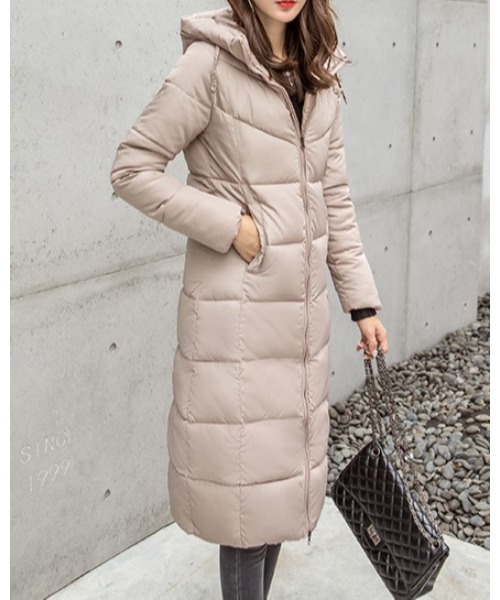 Ritzy（リッツィー）の「防寒 中綿 ロング ダウンコート（ダウンジャケット/コート・レディース・ブラック/ベージュ/ブラウン/グレー/カーキ/キャメル・M/L）」の16枚目の写真