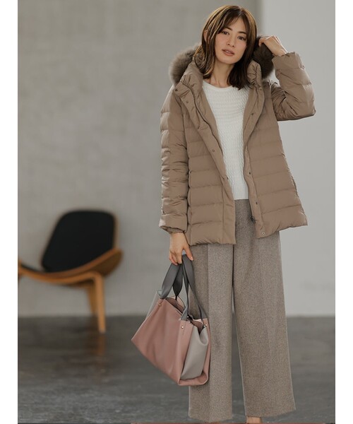 Reflect（リフレクト）の「◇【撥水】フォックスファーミドルダウン