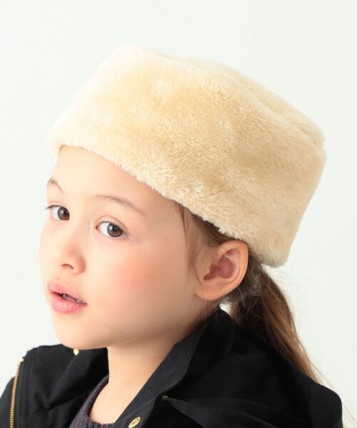 B:MING by BEAMS（ビーミングバイビームス）の「B:MING by BEAMS / ロシアンキャップ（ベルト・キッズ・ブラック/ベージュ系その他/ベージュ・ONE SIZE）」の13枚目の写真