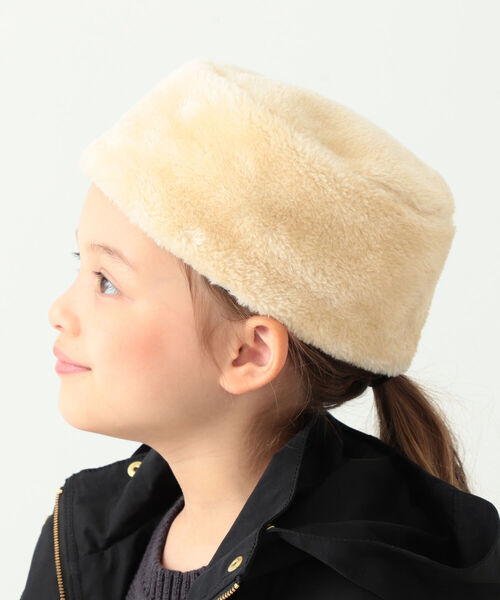 B:MING by BEAMS（ビーミングバイビームス）の「B:MING by BEAMS / ロシアンキャップ（ベルト・キッズ・ブラック/ベージュ系その他/ベージュ・ONE SIZE）」の7枚目の写真