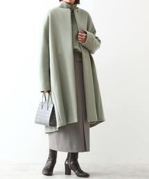 martinique/Miliorフレアシルエットコート