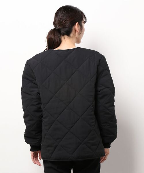 Ritzy(リッツィー)の「大人シルエット ノーカラーキルトジャケット(その他アウター・レディース・ブラック/ベージュ/オフホワイト/ライトベージュ・FREE)」の7枚目の写真