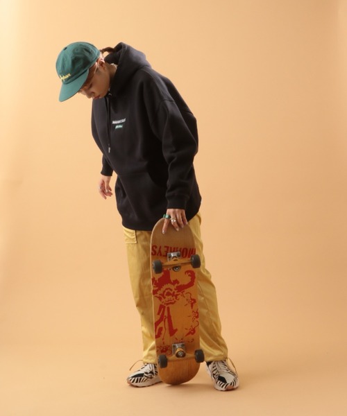 MILKFED.（ミルクフェド）の「MILKFED. × MANASTASH /ミルクフェド×マナスタッシュ　HOODIE フーディー　スウェットパーカー（パーカー・レディース・ブラック/ベージュ/ナチュラル・MEDIUM/LARGE）」の17枚目の写真