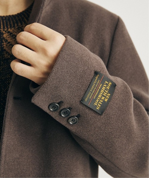 JOURNAL STANDARD（ジャーナルスタンダード）の「【SOUTH WALES】モッサースタンドチェスター（チェスターコート・メンズ・ナチュラル/グレー/ブラウン/ブラック/グリーン・X-LARGE/MEDIUM/SMALL/LARGE）」の16枚目の写真