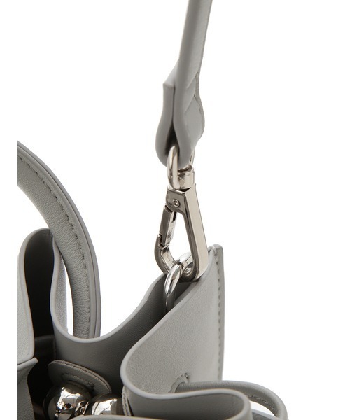 FRAY I.D(フレイアイディー)の「リボンバッグ(ショルダーバッグ・レディース・ホワイト/グレー/キャメル・FREE)」の12枚目の写真