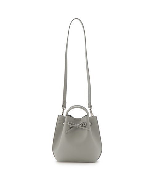 FRAY I.D(フレイアイディー)の「リボンバッグ(ショルダーバッグ・レディース・ホワイト/グレー/キャメル・FREE)」の9枚目の写真