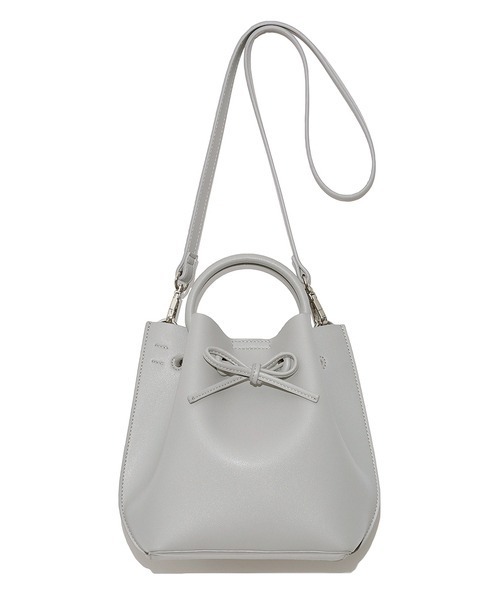 FRAY I.D(フレイアイディー)の「リボンバッグ(ショルダーバッグ・レディース・ホワイト/グレー/キャメル・FREE)」の10枚目の写真