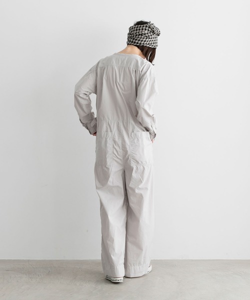 note et silence （ノートエシロンス）の「【 AMB100貨 】3Dオールインワン　長袖（つなぎ/オールインワン・レディース・グレー/ピンク・0）」の18枚目の写真