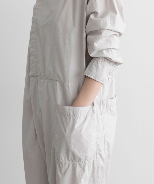 note et silence （ノートエシロンス）の「【 AMB100貨 】3Dオールインワン　長袖（つなぎ/オールインワン・レディース・グレー/ピンク・0）」の9枚目の写真