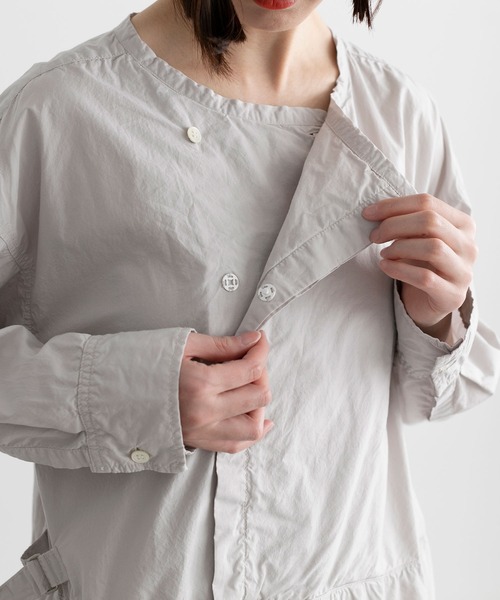 note et silence （ノートエシロンス）の「【 AMB100貨 】3Dオールインワン　長袖（つなぎ/オールインワン・レディース・グレー/ピンク・0）」の11枚目の写真