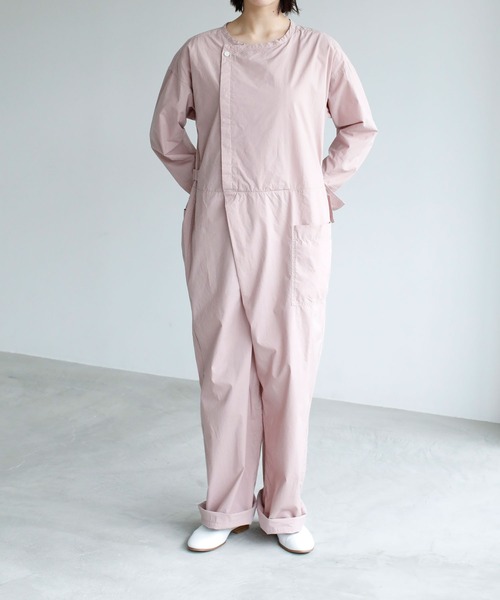 note et silence （ノートエシロンス）の「【 AMB100貨 】3Dオールインワン　長袖（つなぎ/オールインワン・レディース・グレー/ピンク・0）」の17枚目の写真