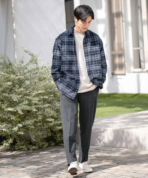 新品未使用　ニコアンド...misayoプロデュース チェックシャツ 新品】ニコアンド -be with M- Misayoカラフルチェックシャツ