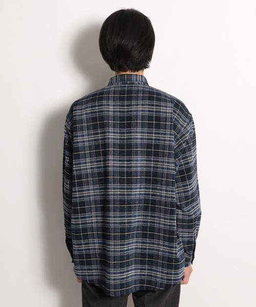 セール】モールツイードチェックシャツ（シャツ/ブラウス）｜niko and