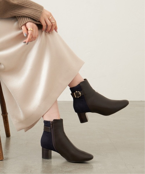 LE TALON（ルタロン）の「5cmサイドベルトショートブーツ◆（ブーツ・レディース・ブラウン/ブラック系その他・SMALL/MEDIUM/LARGE/X-LARGE）」の2枚目の写真