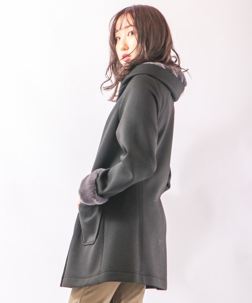 PROUD OF】ダンボールニットフードボアコート（その他アウター