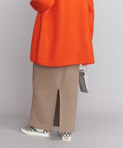BEAUTY&YOUTH UNITED ARROWS(ビューティーアンドユースユナイテッドアローズ)の「BY 裏起毛バックスリット タイトマキシスカート -ウォッシャブル-(スカート・レディース・ブラック/ベージュ・FREE)」の3枚目の写真