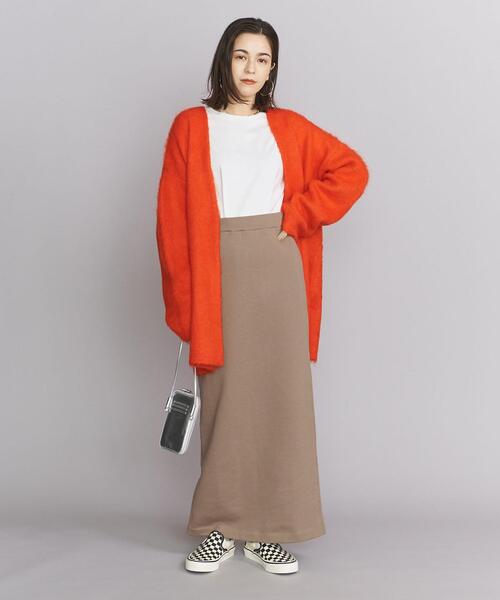 BEAUTY&YOUTH UNITED ARROWS(ビューティーアンドユースユナイテッドアローズ)の「BY 裏起毛バックスリット タイトマキシスカート -ウォッシャブル-(スカート・レディース・ブラック/ベージュ・FREE)」の7枚目の写真