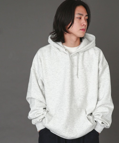 SENSE OF PLACE by URBAN RESEARCH（センスオブプレイスバイアーバンリサーチ）の「ウラキモウスフレスウェットパーカ（パーカー・メンズ・グリーン/ブラック/ライトブルー/ライトグレー・X-LARGE/LARGE/MEDIUM）」の5枚目の写真