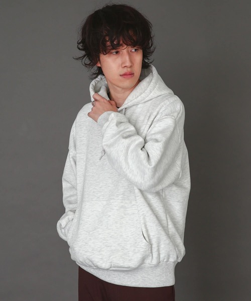 SENSE OF PLACE by URBAN RESEARCH（センスオブプレイスバイアーバンリサーチ）の「ウラキモウスフレスウェットパーカ（パーカー・メンズ・グリーン/ブラック/ライトブルー/ライトグレー・X-LARGE/LARGE/MEDIUM）」の9枚目の写真