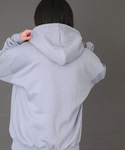 SENSE OF PLACE by URBAN RESEARCH（センスオブプレイスバイアーバンリサーチ）の「ウラキモウスフレスウェットパーカ（パーカー・メンズ・グリーン/ブラック/ライトブルー/ライトグレー・X-LARGE/LARGE/MEDIUM）」の14枚目の写真