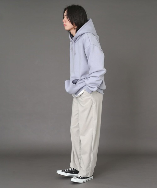 SENSE OF PLACE by URBAN RESEARCH（センスオブプレイスバイアーバンリサーチ）の「ウラキモウスフレスウェットパーカ（パーカー・メンズ・グリーン/ブラック/ライトブルー/ライトグレー・X-LARGE/LARGE/MEDIUM）」の15枚目の写真