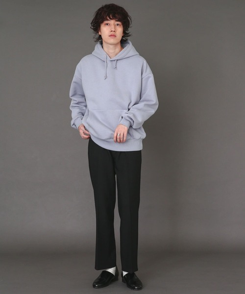 SENSE OF PLACE by URBAN RESEARCH（センスオブプレイスバイアーバンリサーチ）の「ウラキモウスフレスウェットパーカ（パーカー・メンズ・グリーン/ブラック/ライトブルー/ライトグレー・X-LARGE/LARGE/MEDIUM）」の21枚目の写真