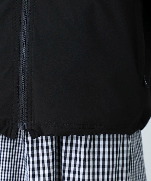 MILKFED.（ミルクフェド）の「BACK LOGO BLOUSON（ブルゾン・レディース・ブラック/ライトグリーン/オフホワイト/レッド/ライトパープル/ネイビー・S/M）」の22枚目の写真