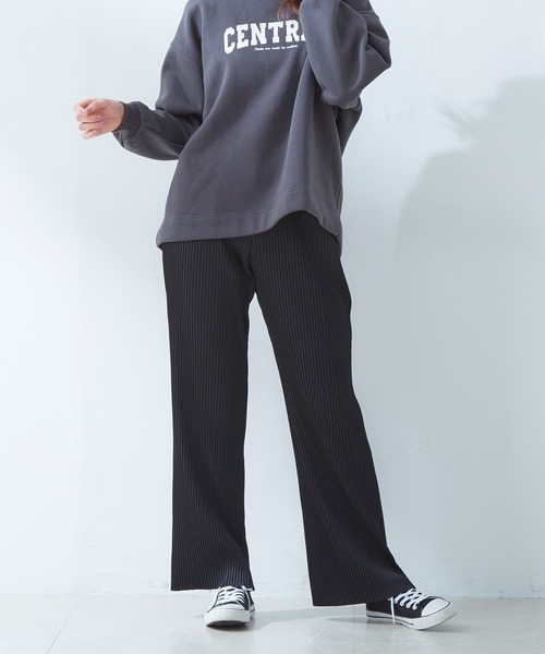 Honeys（ハニーズ）の「プリーツパンツ（その他パンツ・レディース・ブラック/ブラウン/グレイッシュベージュ・LL/S/M/L）」の2枚目の写真