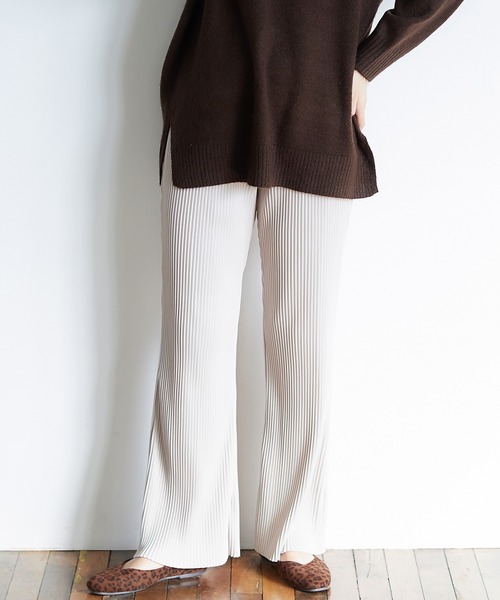 Honeys（ハニーズ）の「プリーツパンツ（その他パンツ・レディース・ブラック/ブラウン/グレイッシュベージュ・LL/S/M/L）」の14枚目の写真