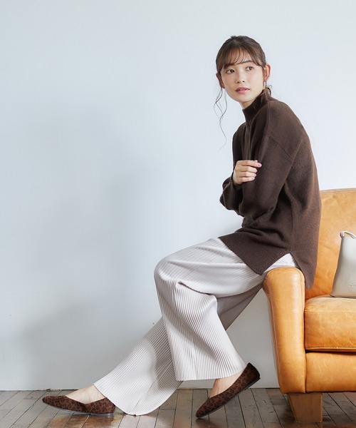 Honeys（ハニーズ）の「プリーツパンツ（その他パンツ・レディース・ブラック/ブラウン/グレイッシュベージュ・LL/S/M/L）」の8枚目の写真