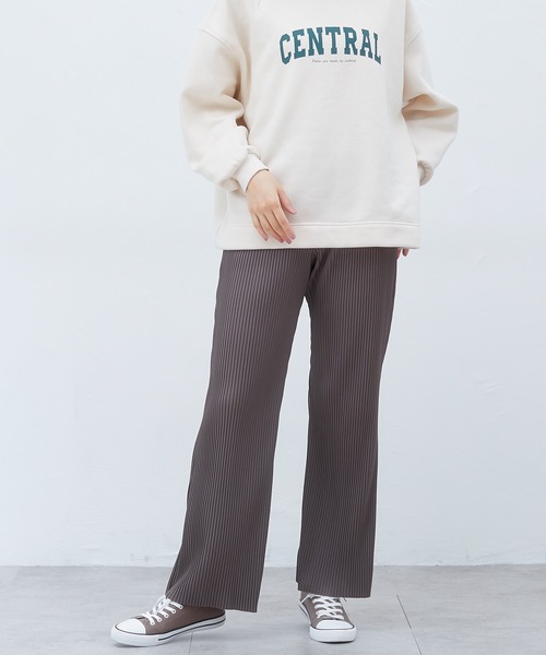 Honeys（ハニーズ）の「プリーツパンツ（その他パンツ・レディース・ブラック/ブラウン/グレイッシュベージュ・LL/S/M/L）」の5枚目の写真