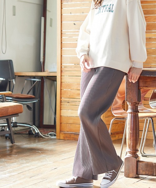 Honeys（ハニーズ）の「プリーツパンツ（その他パンツ・レディース・ブラック/ブラウン/グレイッシュベージュ・LL/S/M/L）」の12枚目の写真