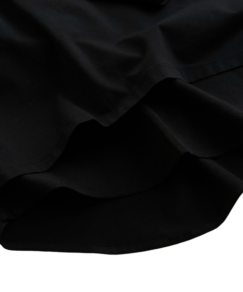 NO ID.（ノーアイディ）の「◇アシンメトリーレイヤードオフタートルロンT（Tシャツ/カットソー・メンズ・ホワイト/ダークグレー/ベージュ/ブラック・ONE SIZE）」の17枚目の写真