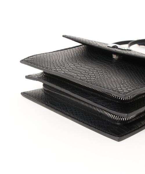 FIG&VIPER(フィグアンドバイパー)の「型押しクロコ2WAYBAG(ショルダーバッグ・レディース・カーキ/ベージュ/ブラック・FREE)」の10枚目の写真