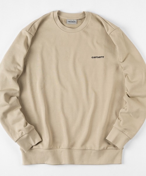 【Carhartt/カーハート】ワンポイント ブランドロゴ刺繍 スウェット/CARHARTT SCRIPT EMBROIDERY SWEAT 【Carhartt/カーハート】ワンポイント ブランドロゴ刺繍 スウェット/CARHARTT SCRIPT EMBROIDERY SWEAT