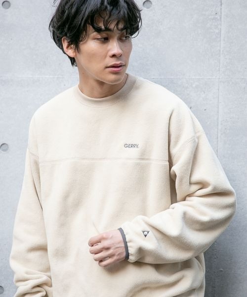 LOWRYS FARM（ローリーズファーム）の「ＧＥＲＲＹフリースクルー　260133（その他トップス・メンズ・ブラック/グレー/ブルー/アイボリー・MEDIUM/LARGE）」の9枚目の写真