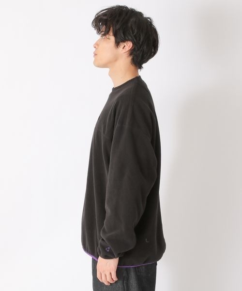 LOWRYS FARM（ローリーズファーム）の「ＧＥＲＲＹフリースクルー　260133（その他トップス・メンズ・ブラック/グレー/ブルー/アイボリー・MEDIUM/LARGE）」の11枚目の写真