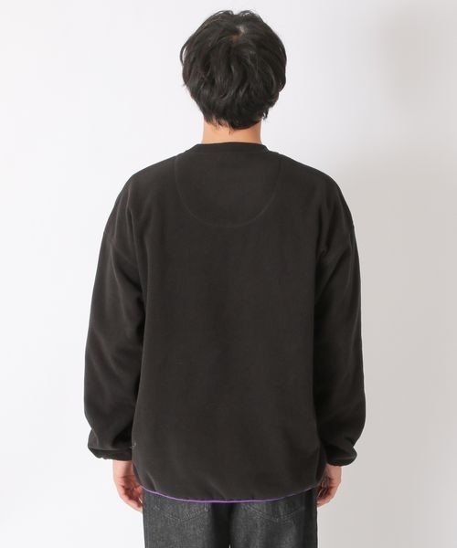 LOWRYS FARM（ローリーズファーム）の「ＧＥＲＲＹフリースクルー　260133（その他トップス・メンズ・ブラック/グレー/ブルー/アイボリー・MEDIUM/LARGE）」の12枚目の写真