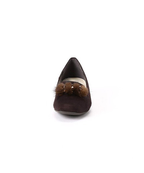 velikoko ラクチンきれいシューズ(ヴェリココ)の「スクエアトゥファー付オペラシューズ(3.0cmヒール)(パンプス・レディース・ブラウン系その他/チョコ/レッド・23.5cm/23cm/27cm/24cm/25.5cm/26cm/24.5cm/25cm/26.5cm/22.5cm)」の13枚目の写真