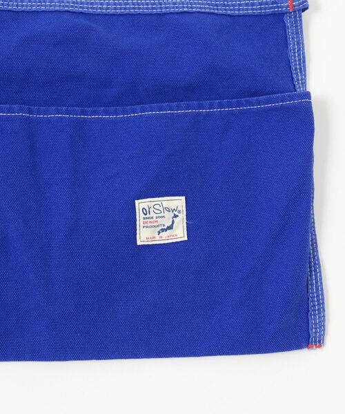 BEAMS BOY(ビームスボーイ)の「orSlow × BEAMS BOY / 別注 ユーズド エプロン(その他小物・レディース・ブルー・ONE SIZE)」の6枚目の写真