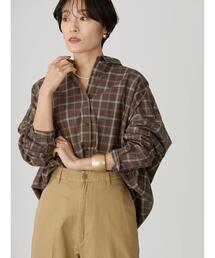 AMERICAN HOLIC | 綿ビエラドルマンチェックシャツ(シャツ/ブラウス)