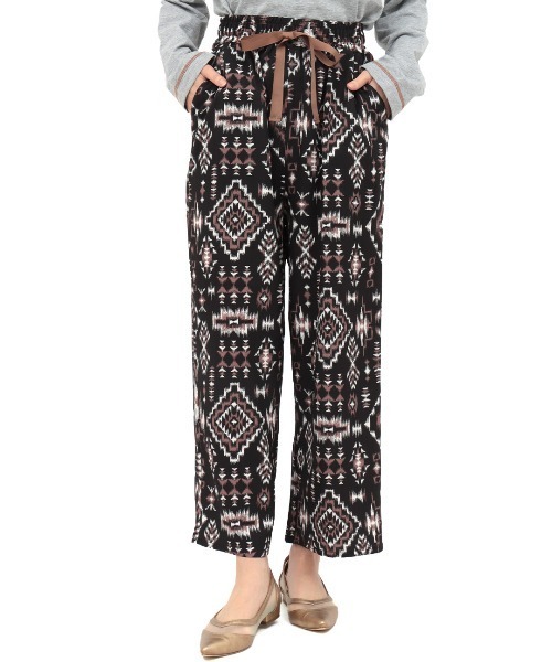 チチカカ(チチカカ)の「ラグプリントパンツ(その他パンツ・レディース・アイボリー/ベージュ/ブラック・FREE)」の12枚目の写真