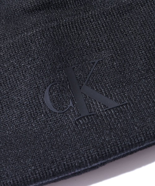 Calvin Klein(カルバン・クライン)の「Calvin Klein/カルバンクライン BIG CK JEANS CUFFHAT ニット帽 ビーニー(ニットキャップ/ビーニー・メンズ・ダークブラウン/ブラック/ヘザーグレー・ONE SIZE)」の7枚目の写真