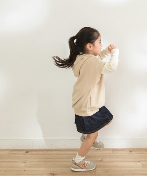 URBAN RESEARCH DOORS(アーバンリサーチドアーズ)の「OG裏毛フーディベスト(KIDS)(Tシャツ/カットソー・キッズ・ライトグレー/ベージュ・105/120/135)」の11枚目の写真