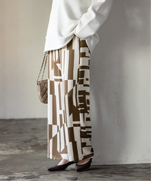 Noble | バイカラーコンポジションプリントパンツ◆(その他パンツ)