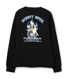 schott | Schott/ショット/8 BALL GIRL LS T-SHIRT/エイトボール ガールTシャツ(Tシャツ/カットソー)