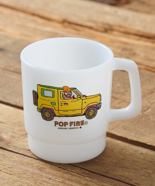 CIAOPANIC TYPY（チャオパニックティピー）の「【POPFIREｘCIAOPANIC TYPY】スタッキングマグカップ（グラス/マグカップ/タンブラー・レディース・レッド/イエロー/グリーン/イエロー系その他/レッド系その他/レッド系その他2・ONE SIZE）」の4枚目の写真