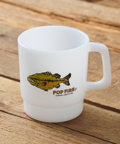 CIAOPANIC TYPY（チャオパニックティピー）の「【POPFIREｘCIAOPANIC TYPY】スタッキングマグカップ（グラス/マグカップ/タンブラー・レディース・レッド/イエロー/グリーン/イエロー系その他/レッド系その他/レッド系その他2・ONE SIZE）」の2枚目の写真