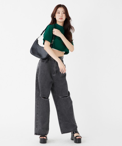 17HR（セブンティーンアワーズ）の「2wayハンドバッグ（ショルダーバッグ・レディース・ブラック・FREE）」の3枚目の写真